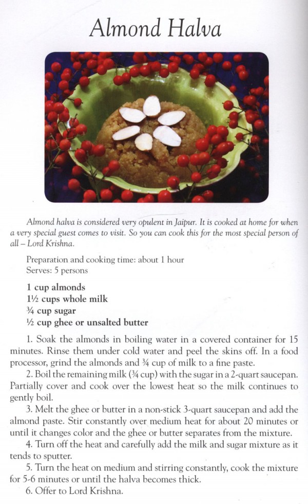 Almond Halva Indian Sweet Recipe